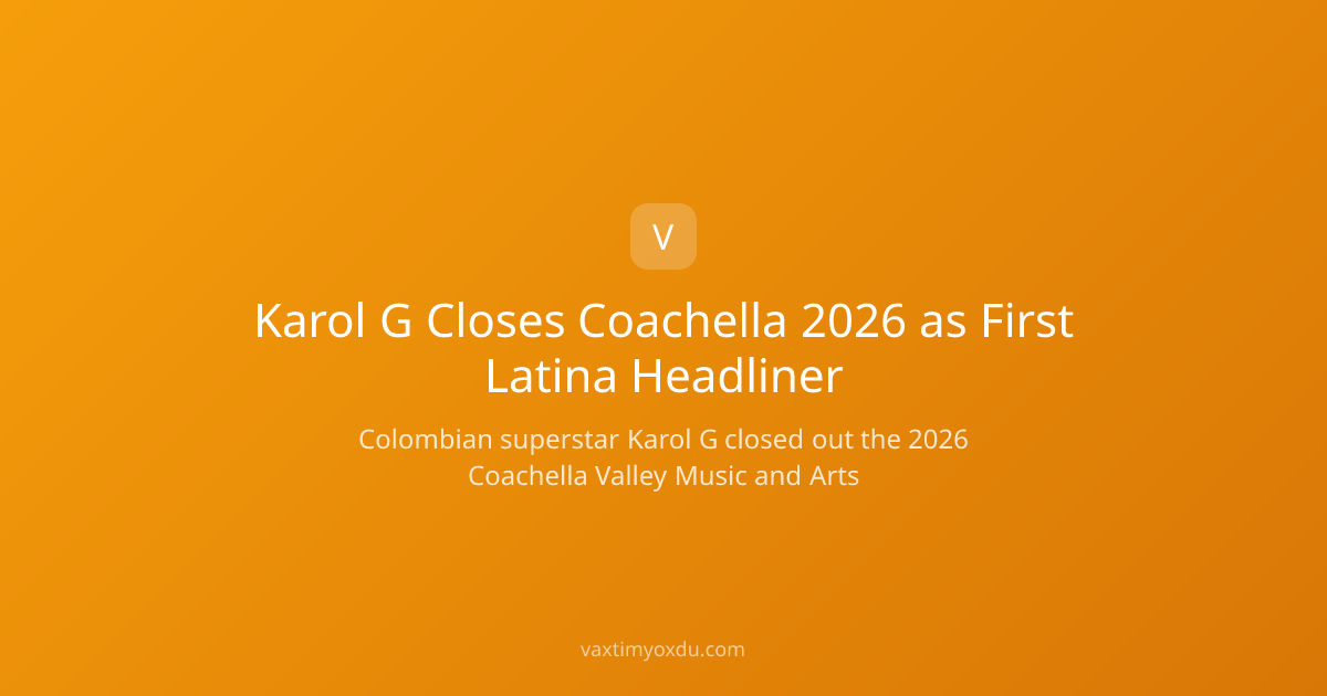 Karol G Closes Coachella 2026 as First Latina Headliner