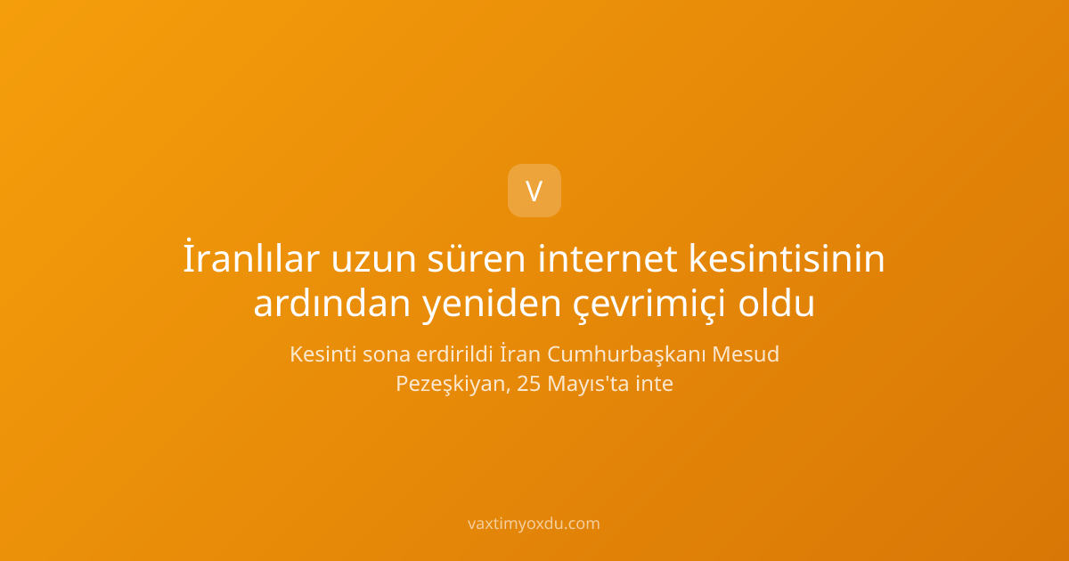İranlılar uzun süren internet kesintisinin ardından yeniden çevrimiçi oldu